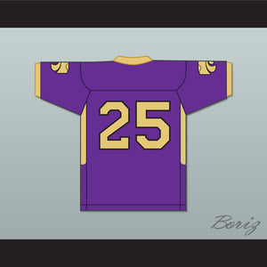 Hassan Haskins 25 Eureka High School Wildcats Purple Football Jersey 1