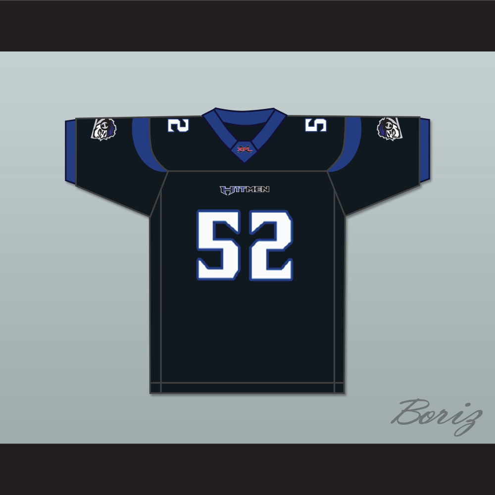 Haven 'Big Boy' Fields 52 New York-New Jersey Hitmen Home Football Jersey