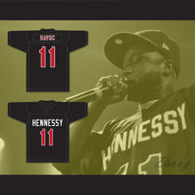 Load image into Gallery viewer, Havoc 11 Hennessy Black Football Jersey