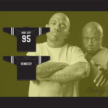 Load image into Gallery viewer, Mobb Deep 95 Hennessy Black Hockey Jersey