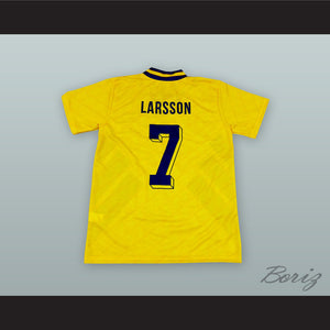 Henrik Larsson 7 Sweden Soccer Jersey