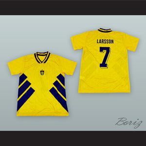 Henrik Larsson 7 Sweden Soccer Jersey