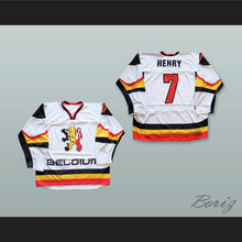 Load image into Gallery viewer, Henry 7 Belgium White Hockey Jersey