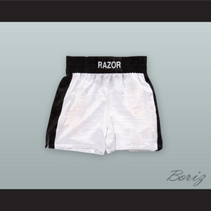 Henry 'Razor' Sharp White Boxing Shorts
