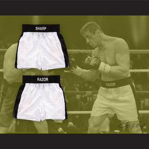 Henry 'Razor' Sharp White Boxing Shorts