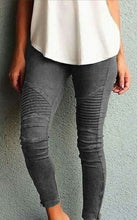 Load image into Gallery viewer, High Elastic Waist Casual Pants Women Skinny Pencil Pant Pleated Trousers Woman Clothes Female Joggers Leggings Plus size XS-5XL