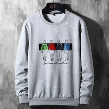 Load image into Gallery viewer, High Quality Autumn Spring Fashion Oversize Tshirt Men's Long Sleeve Casual O Neck T-Shirt For Man TOP TEES 6XL 7XL 8XL