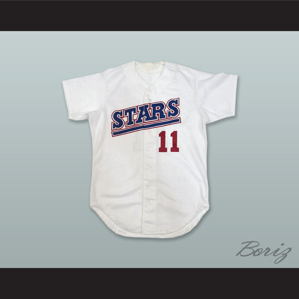 Hilo Stars 11 Hawaii White Baseball Jersey
