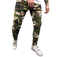 Load image into Gallery viewer, Hip Joggers Pants 2019 New   Men's Fashion Camouflage Casual Pants Long Jeans Straight Slim Fit Ttrousers 25 Dropshipping