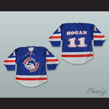 Load image into Gallery viewer, Hogan 11 Slush Puppie Blue Hockey Jersey