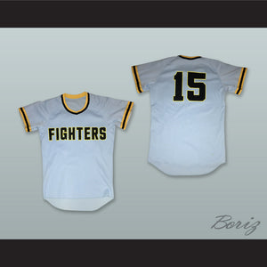 Hokkaido Nippon-Ham Fighters 15 Light Blue Pullover Baseball Jersey
