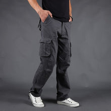 Load image into Gallery viewer, Holyrising Men's Cargo Pants Casual Cotton Trousers Multi Pocket Military Style Tactical Pants Male Camo 90% cotton Pant 18671