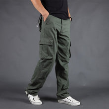 Load image into Gallery viewer, Holyrising Men's Cargo Pants Casual Cotton Trousers Multi Pocket Military Style Tactical Pants Male Camo 90% cotton Pant 18671