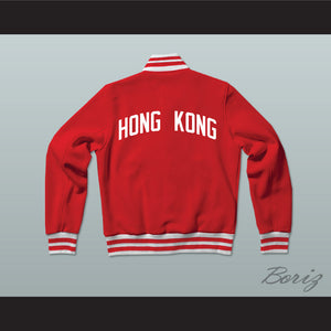 Hong Kong Varsity Letterman Jacket-Style Sweatshirt