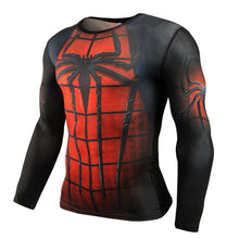 Load image into Gallery viewer, Hot Sale Fitness MMA Compression Shirt Men Anime Bodybuilding Long Sleeve Workout 3D Superman Punisher T Shirt Tops Tees