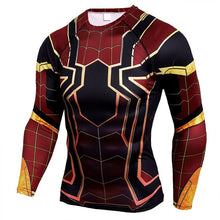 Load image into Gallery viewer, Hot Sale Fitness MMA Compression Shirt Men Anime Bodybuilding Long Sleeve Workout 3D Superman Punisher T Shirt Tops Tees