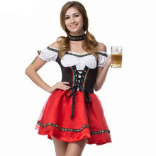 Load image into Gallery viewer, Hot Sale German Oktoberfest Wench Dirndl Costume Adult Beer Maid Heidi Fancy Dress Cosplay Carnival Party Uniforms