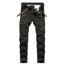 Load image into Gallery viewer, Hot Sale Skinny Biker Moto Jeans Men Ripped Jeans Pleated Designer Motorcycle Leisure Trousers Jeans Denim Pants Men's Jeans