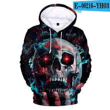 Load image into Gallery viewer, Hot Skull 3D Hoodies Skull Hoodie Men Women Sweatshirts Hipster Hip Hop Skull Sportswear Tracksuits