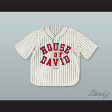 Load image into Gallery viewer, Cuban House of David 4 Negro League White Pinstriped Baseball Jersey