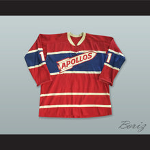 Load image into Gallery viewer, Houston Apollos 1 Red Hockey Jersey