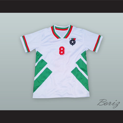 Hristo Stoitchkov 8 Bulgaria Soccer Jersey