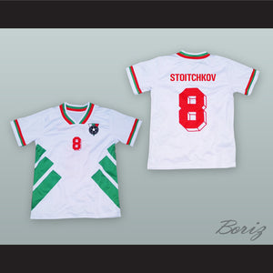 Hristo Stoitchkov 8 Bulgaria Soccer Jersey