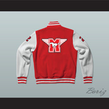 Load image into Gallery viewer, Huey Hewitt 2 Hamilton Mustangs Varsity Letterman Jacket-Style Sweatshirt