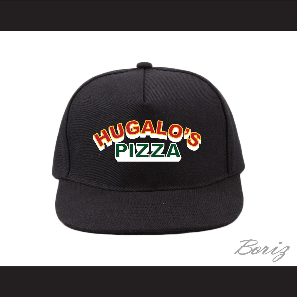 Ricky Bobby Hugalo's Pizza Logo 1 Black Baseball Hat