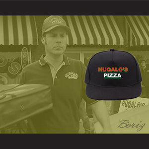 Ricky Bobby Hugalo's Pizza Logo 3 Black Baseball Hat