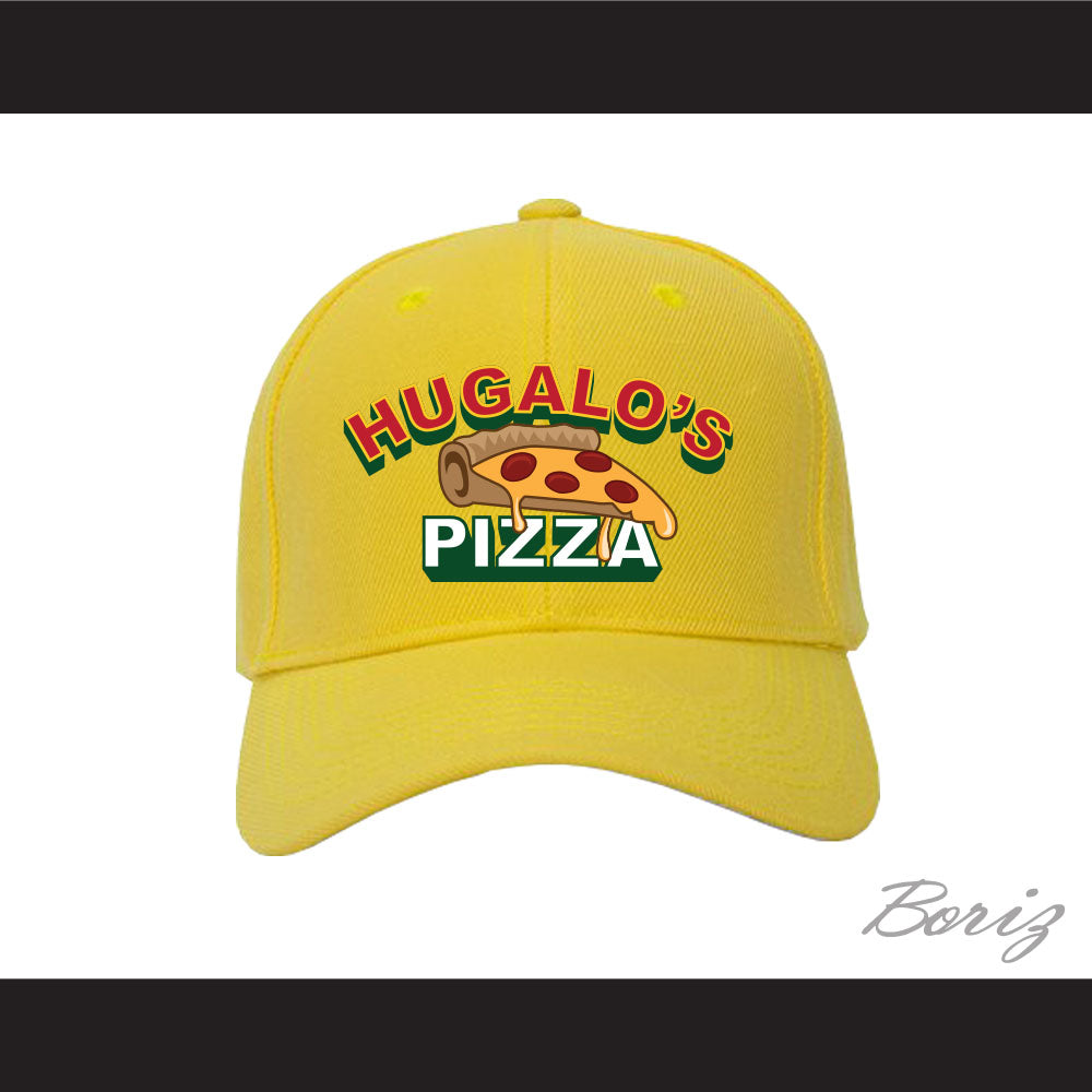 Ricky Bobby Hugalo's Pizza Logo 4 Yellow Baseball Hat