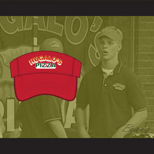 Load image into Gallery viewer, Hugalo&#39;s Pizza Logo 1 Red Baseball Visor Hat