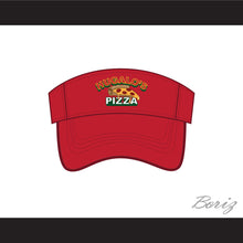 Load image into Gallery viewer, Hugalo&#39;s Pizza Logo 4 Red Baseball Visor Hat
