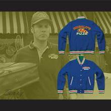 Load image into Gallery viewer, Hugalo's Pizza Blue Varsity Letterman Jacket-Style Sweatshirt