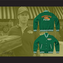 Load image into Gallery viewer, Hugalo's Pizza Green Varsity Letterman Jacket-Style Sweatshirt