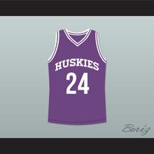 Load image into Gallery viewer, Antoine Tyler 24 Huskies Purple Basketball Jersey The 6th Man