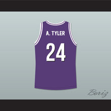 Load image into Gallery viewer, Kadeem Hardison Antoine Tyler 24 Huskies Purple Basketball Jersey The 6th Man