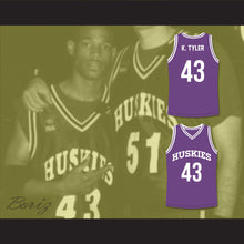 Load image into Gallery viewer, Marlon Wayans Kenny Tyler 43 Huskies Purple Basketball Jersey The 6th Man