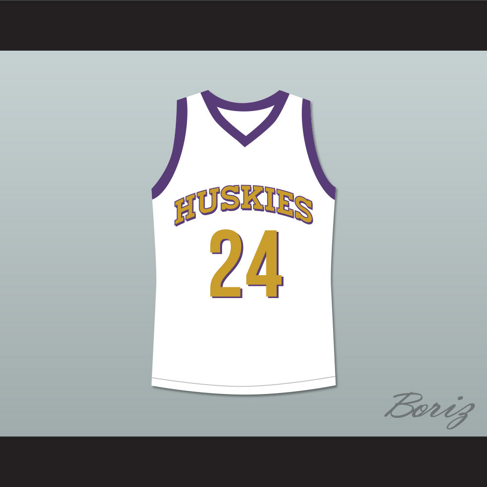 Kadeem Hardison Antoine Tyler 24 Huskies White Basketball Jersey The 6th Man