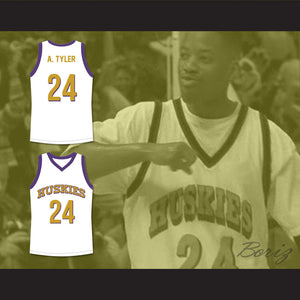 Kadeem Hardison Antoine Tyler 24 Huskies White Basketball Jersey The 6th Man