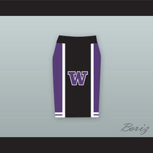 Load image into Gallery viewer, Antoine Tyler 24 Huskies Purple Basketball Shorts