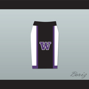 The 6th Man Huskies White Basketball Shorts