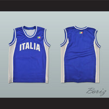 Load image into Gallery viewer, Italia Blue Basketball Jersey
