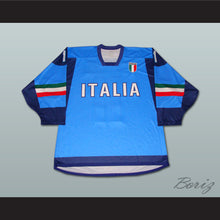 Load image into Gallery viewer, Italia Team Light Blue Hockey Jersey