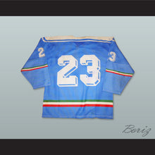 Load image into Gallery viewer, Italia 23 Light Blue Hockey Jersey