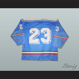Italia 23 Light Blue Hockey Jersey