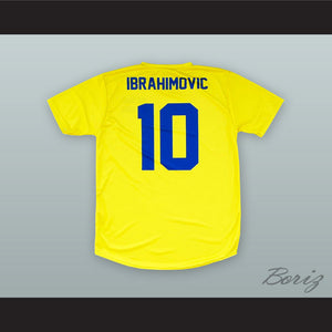 Ibrahimovic 10 Sweden Soccer Jersey