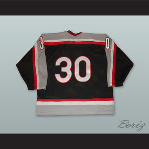 Ice Pirates 30 Black Hockey Jersey