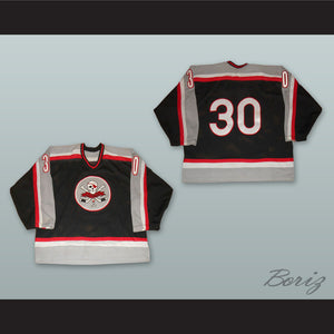Ice Pirates 30 Black Hockey Jersey