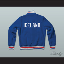 Load image into Gallery viewer, Iceland Varsity Letterman Jacket-Style Sweatshirt